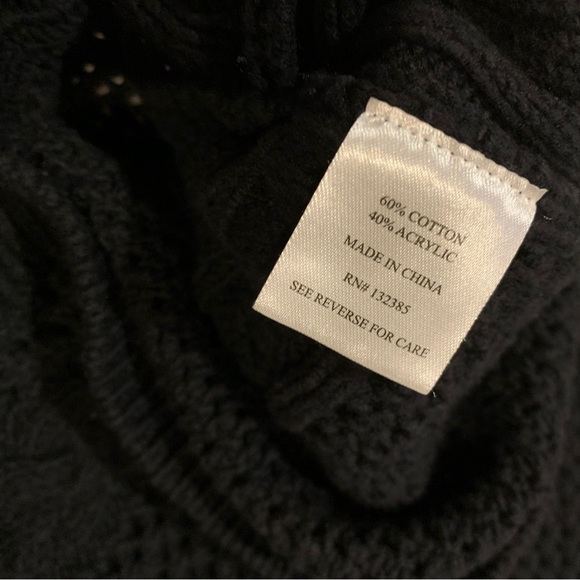 Love Token Mesh Top Black Women’s Small Y2K - Picture 3 of 3